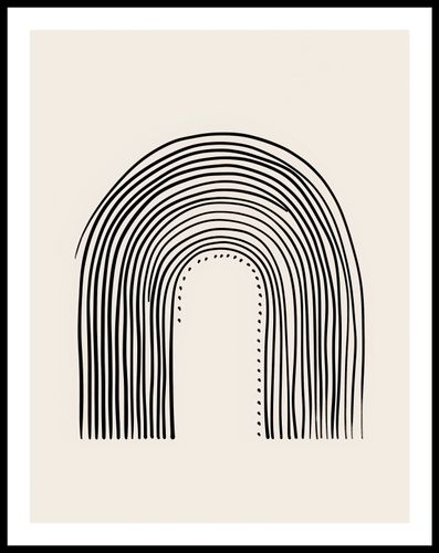 Plakat 50x65cm Symetria Łuku na Arena.pl