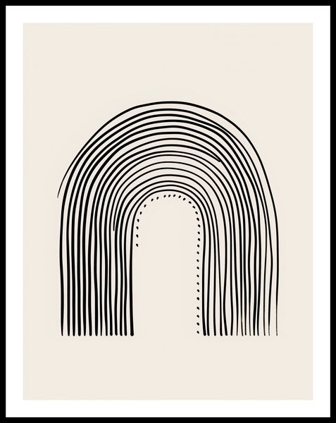 Plakat 50x65cm Symetria Łuku zdjęcie 3
