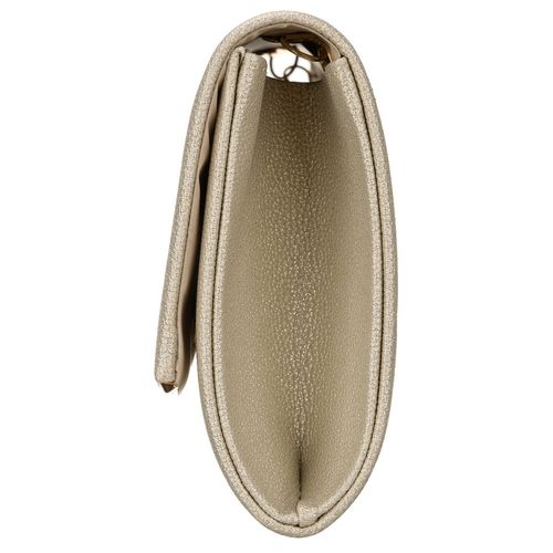 kopertówka damska w złotym kolorze wykonana ze skóry ekologiczne na Arena.pl