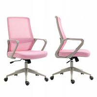 fotel obrotowy fb22-fx (gr) różowy