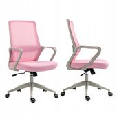 fotel obrotowy fb22-fx (gr) różowy