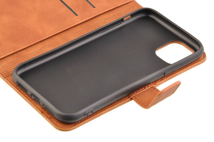 Etui portfel Tender do Apple iPhone 11 brązowy zdjęcie 5