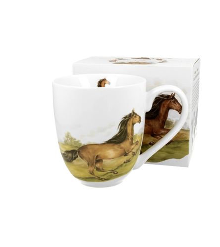 KUBEK DUŻY XXL DUO ZWIERZĘTA KOŃ GNIADY NA PREZENT 1000 ML na Arena.pl