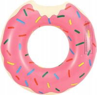 Koło dmuchane do pływania donut na basen plażę do wody duże 90cm