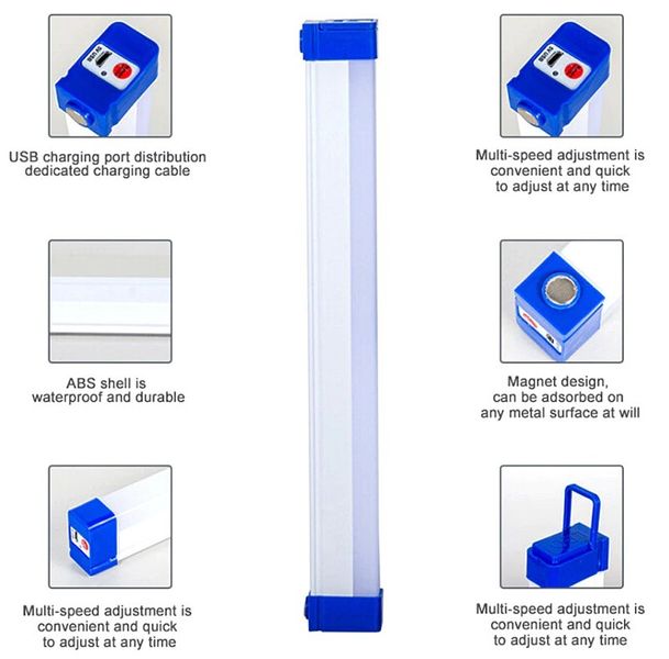 Oprawa podszafkowa listwa oświetleniowa lampa kempingowa z magnesem Rodzaj / wzór - 52cm/5W zdjęcie 8