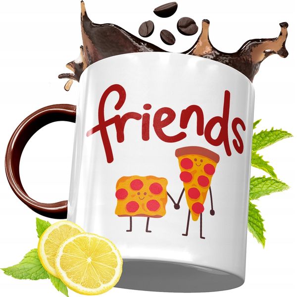 Kubek Bordowy Dla Przyjaciela Na Urodziny Prezent Z Nadrukiem Ze Zdjęciem zdjęcie 1