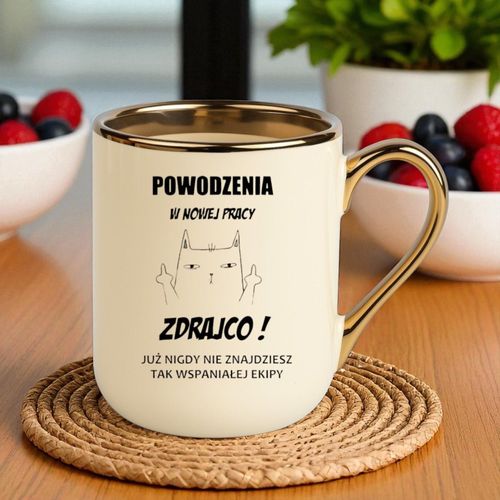 Kubek PREMIUM prezent na pożegnanie kolegi koleżanki zakończenie pracy na Arena.pl