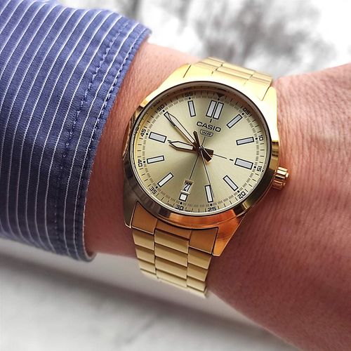 ZEGAREK MĘSKI CASIO MTP-VD02G-9EUDF (zd217d) + BOX na Arena.pl