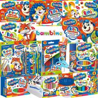 MEGA WYPRAWKA SZKOLNA XXL Bambino |DUŻY zestaw do szkoły plastyczny 76 Elem