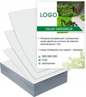 UlotkiA5 reklamowe firmowe USŁUGI OGRODNICZE KOPARKĄ PROJEKT GRATIS 5000szt