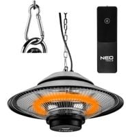 NEO PROMIENNIK SUFITOWY 1500W IP44 + PILOT 90-034