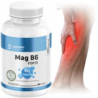 MAGNEZ B6 FORTE 2400mg 90 kap CYTRYNIAN MAGNEZU Skurcze mięśni | INSPORT