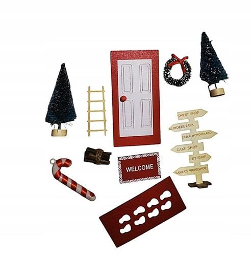 ZESTAW Elf Psotnik MASKOTKA + DRZWI Elfa Psotnika kącik na Arena.pl