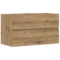 Szafka pod umywalkę, dąb artisian, 90x38,5x45 cm