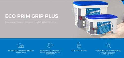GRUNT SZCZEPNY MAPEI ECO PRIM GRIP PLUS MAPEI 10 kg gruntujący podkład na Arena.pl