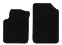 Dywaniki przednie welurowe czarne do: Citroen C3 I 2002-2009 hatchback