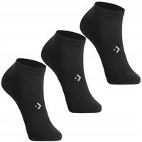Skarpety Stopki Męskie Gładkie Bawełniane CZARNE MORAJ 3-PAK Zestaw 39-42