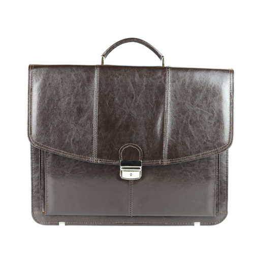 524 Torba męska 2-komorowa - brąz KEMER na Arena.pl