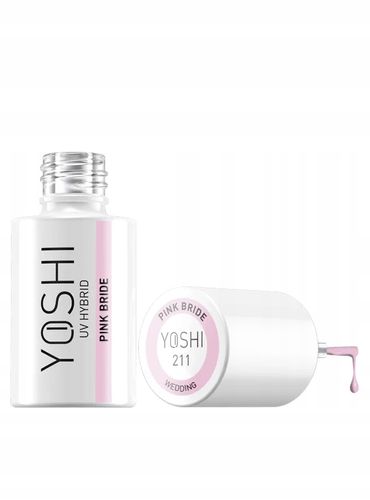 YOSHI Lakier hybrydowy Pink Bride 211- 6ml na Arena.pl
