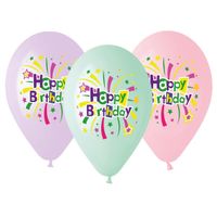 balony premium happy birthday 13 5szt urodziny