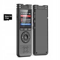 Szpiegowski Dyktafon cyfrowy1536Kbps 32GB detekcja
