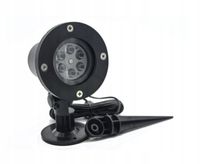 PROJEKTOR LEDOWY LED PŁATKI ŚNIEGU ŚNIEŻYNKI RZUTNIK NA DOM ŚCIANĘ KOLOROWY