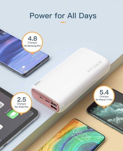 Powerbank 26800Mah Iphone Samsung Huawei Biały na Arena.pl