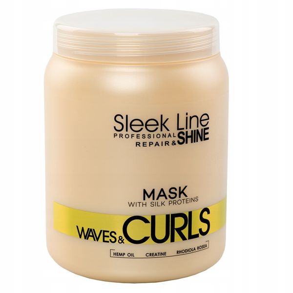 STAPIZ Szampon Maska do włosów kręconych i fal WAVES&CURLS 2x1L zdjęcie 3