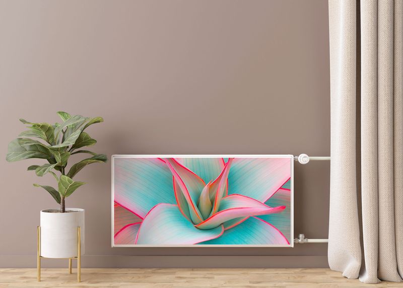 Osłona MAGNETYCZNA Grzejnika Liście Agawy Natura Dekoracja 90cm x 60cm zdjęcie 7