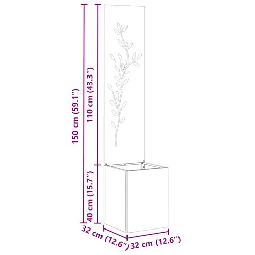 Ekran zapewniający prywatność w ogrodzie Srebrny 32 x 140 cm na Arena.pl