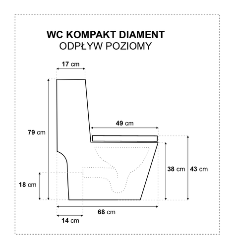 WC Kompakt DIAMENT BLACK - SWISS MEYER na Arena.pl