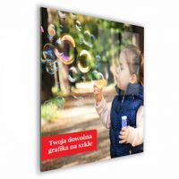 FOTO OBRAZ TWOJE ZDJĘCIE na SZKLE 30x30 cm