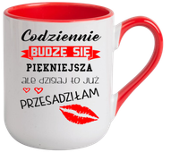 KUBEK Z NADRUKIEM PREZENT DLA KOLEŻANKI DZIEWCZYNY ŻONY MAMY DZIEŃ KOBIET