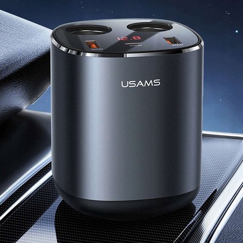 ROZGAŁĘŹNIK + ŁADOWARKA DO AUTA 2x USB USB-C 245W na Arena.pl
