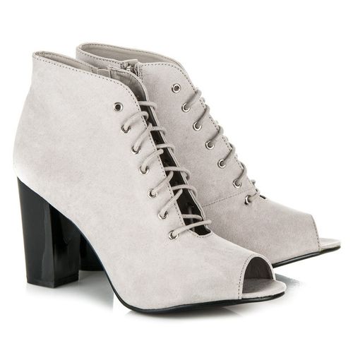 Wiązane botki open toe r.36 na Arena.pl