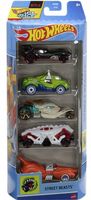 HOT WHEELS SAMOCHODZIKI 5-PAK ZESTAW POJAZDÓW STREET BEASTS HTV55