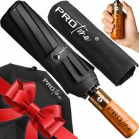 PORZĄDNY Parasol Parasolka AUTOMAT SKŁADANY MĘSKA DAMSKA DREWNIANY UCHWYT