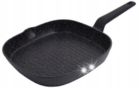 Patelnia grillowa z powłoką marmurową 28x28cm grill indukcja Gaz KLAUSBERG