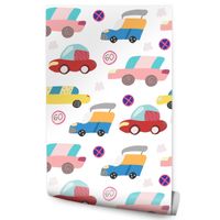 Tapeta Dla Chłopców Kolorowe SAMOCHODZIKI Autka