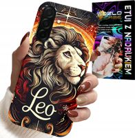 ETUI DO SAMSUNG GALAXY A56 5G - LEW, ZNAK ZODIAKU ASTRONOMIA, CASE + SZKŁO