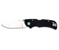 Nóż Manly City CPM S90V flat handle 60-62 HRC black płaski chwyt