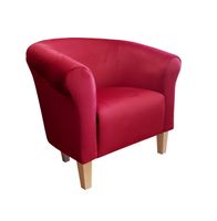 Fotel Milo nogi buk czerwony MG31