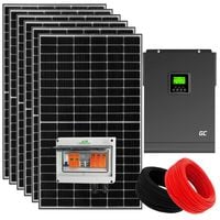 ZESTAW SOLARNY HYBRYDOWY 24V 3KW 230V 3000W