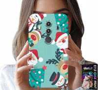 ETUI DO HUAWEI MATE 10 PRO - MIKOŁAJ, RENIFER BAŁWAN ŚWIĄTECZNE WZORY