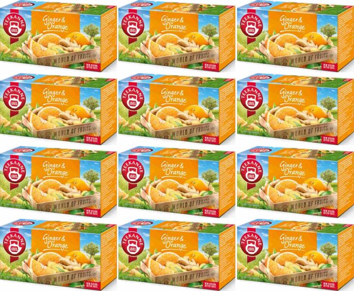 (x12) TEEKANNE 20tb Ginger Orange zdjęcie 1