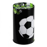 skarbonka metalowa okrągła football piłka starpak 569225