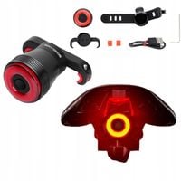 OŚWIETLENIE ROWEROWE LAMPKA TYLNA NA SIODEŁKO MOCNA ROCKBROS Q5 SYSTEM