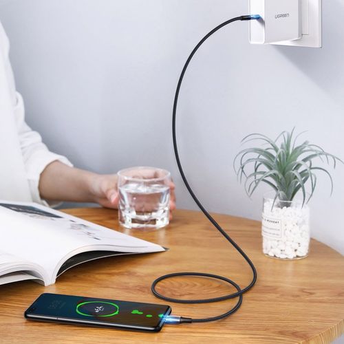 kabel przewód usb-c - usb-c power delivery quick charge 2m - szary na Arena.pl