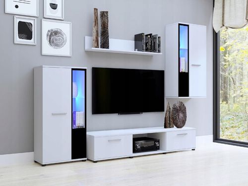 Meblościanka CUBE biały mat meble pokojowe na Arena.pl