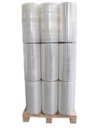 PÓŁPALETA 15 szt. Folia stretch MASZYNOWA 30 my 18 kg 160% transparent